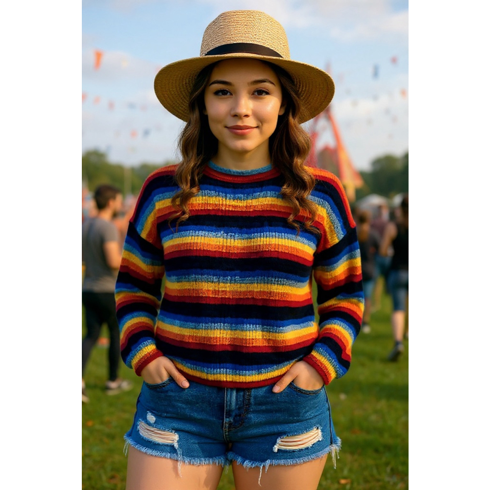 Kathmandu Wool Vintage Sweater Rare 22" P2P